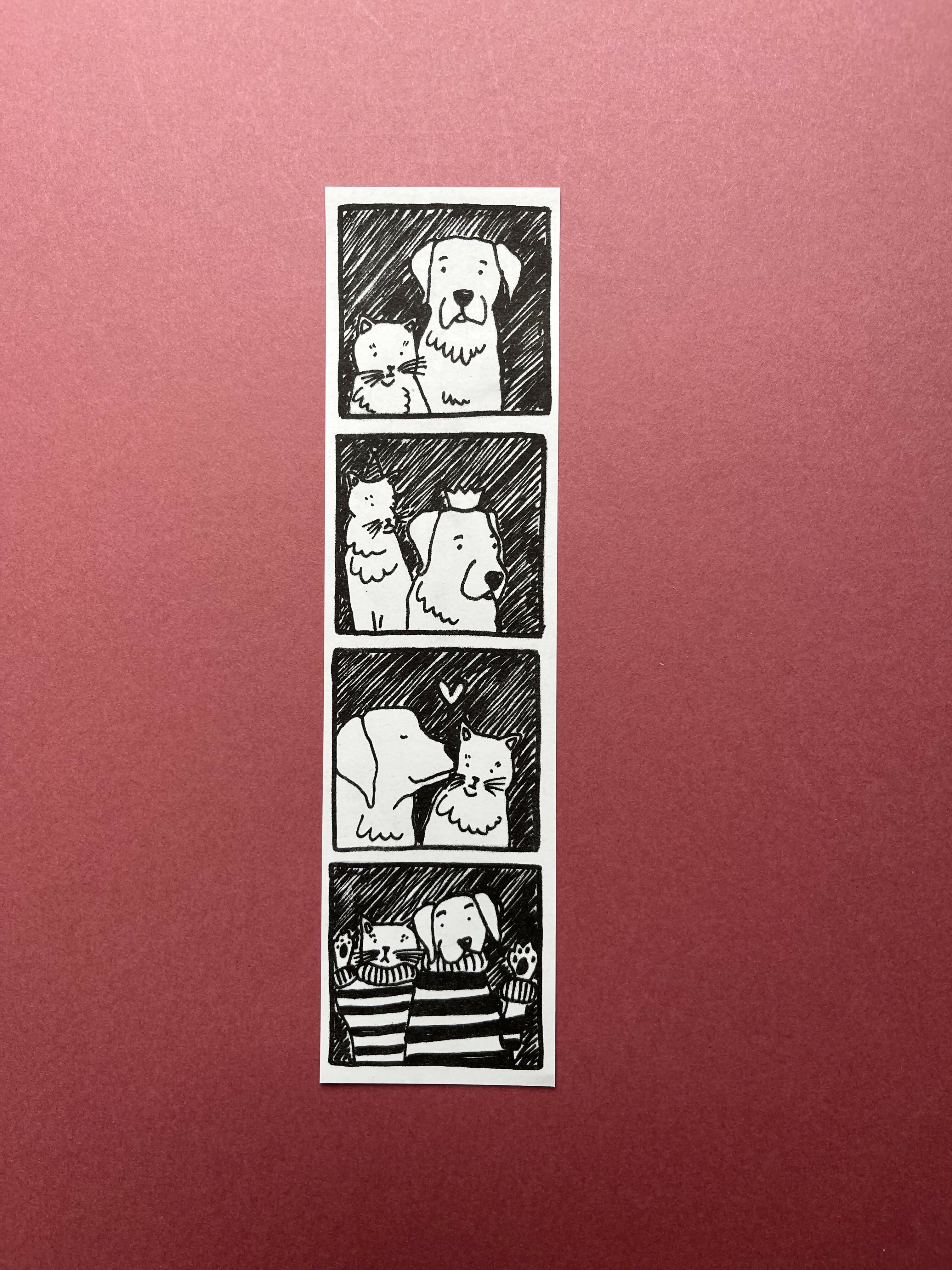 Photobooth Print - Cat & Dog