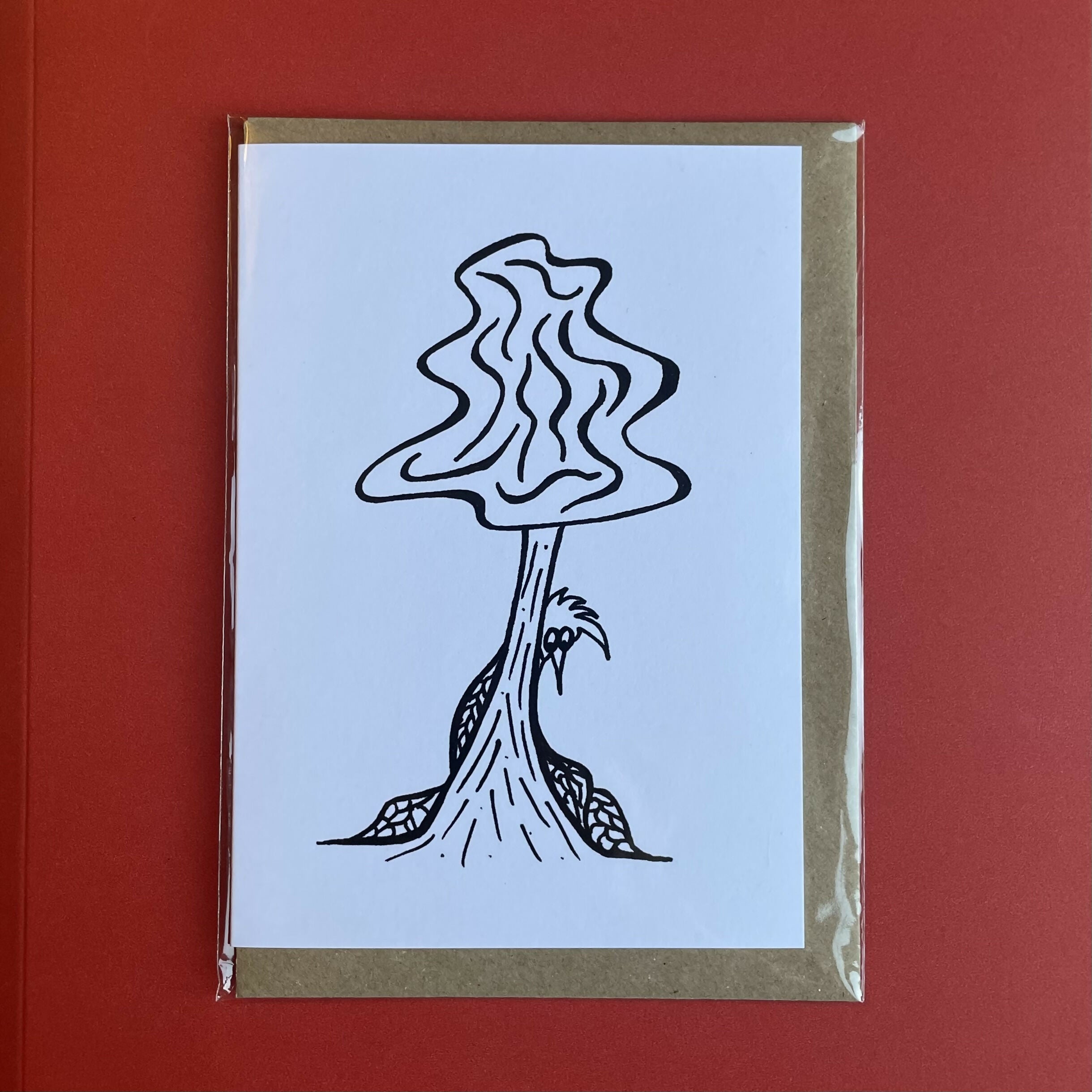 Hiding Place Card – Pen And Ink Design