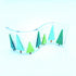 Fused Glass Wave With Christmas Trees