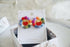 Rainbow Flower Smiley Face Earrings