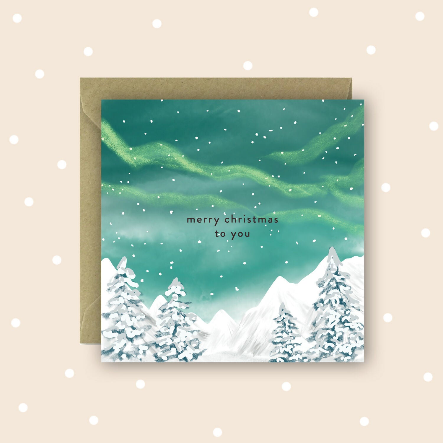 Starry Skies Christmas Card Pack of 4