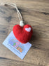 Felt Heart Hanging Decoration