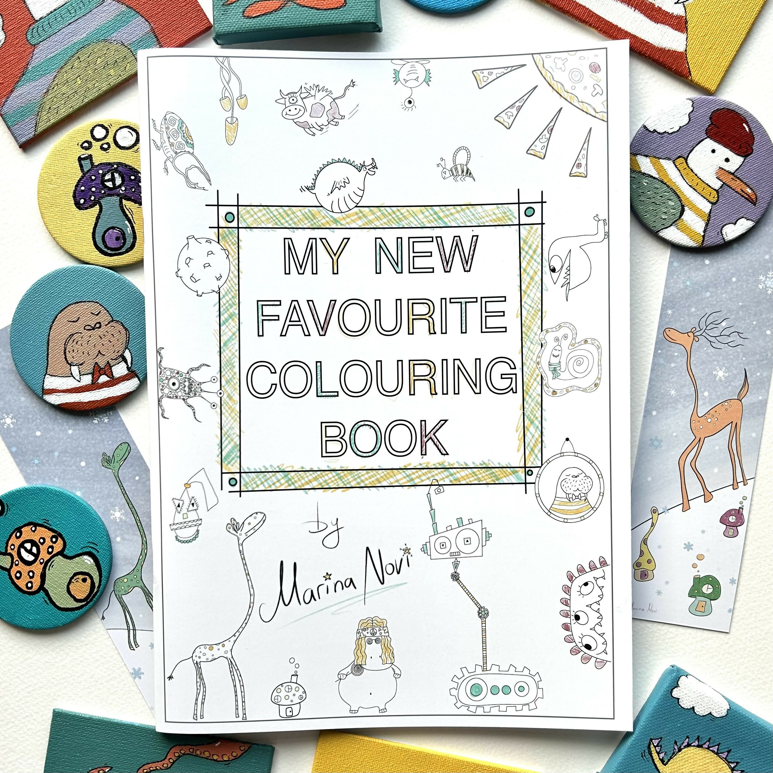 My New Favourite Colouring Book