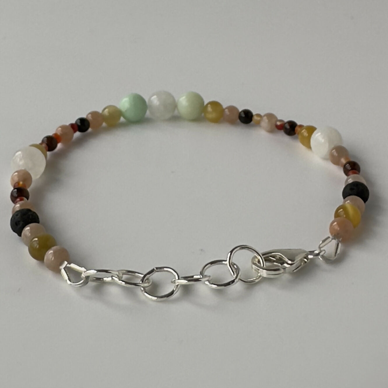 PULSE BRACELET | STERLING SILVER & STONE BRACELET FOR CREATIVE FLOW
