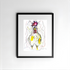 FINE ART PRINT OF CHERYL THE CHICKEN