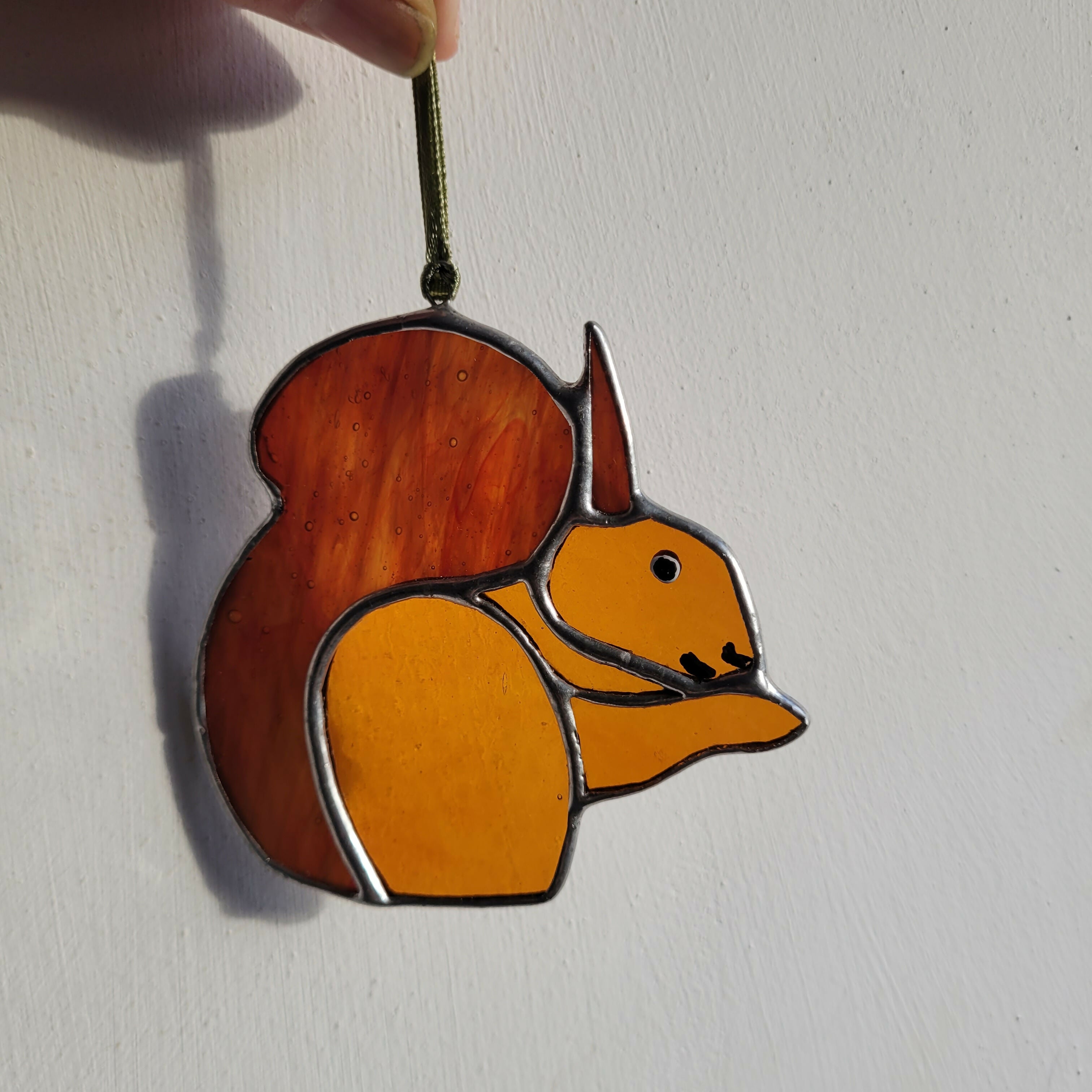 Glass Squirrel Decoration