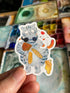 Waterproof Sticker Coming Home Cat
