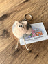 Felted Pig Keyring