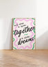 TOGETHER IN ELECTRIC DREAMS WALL ART PRINT