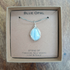 Blue Opal Wire Wrapped Pendant