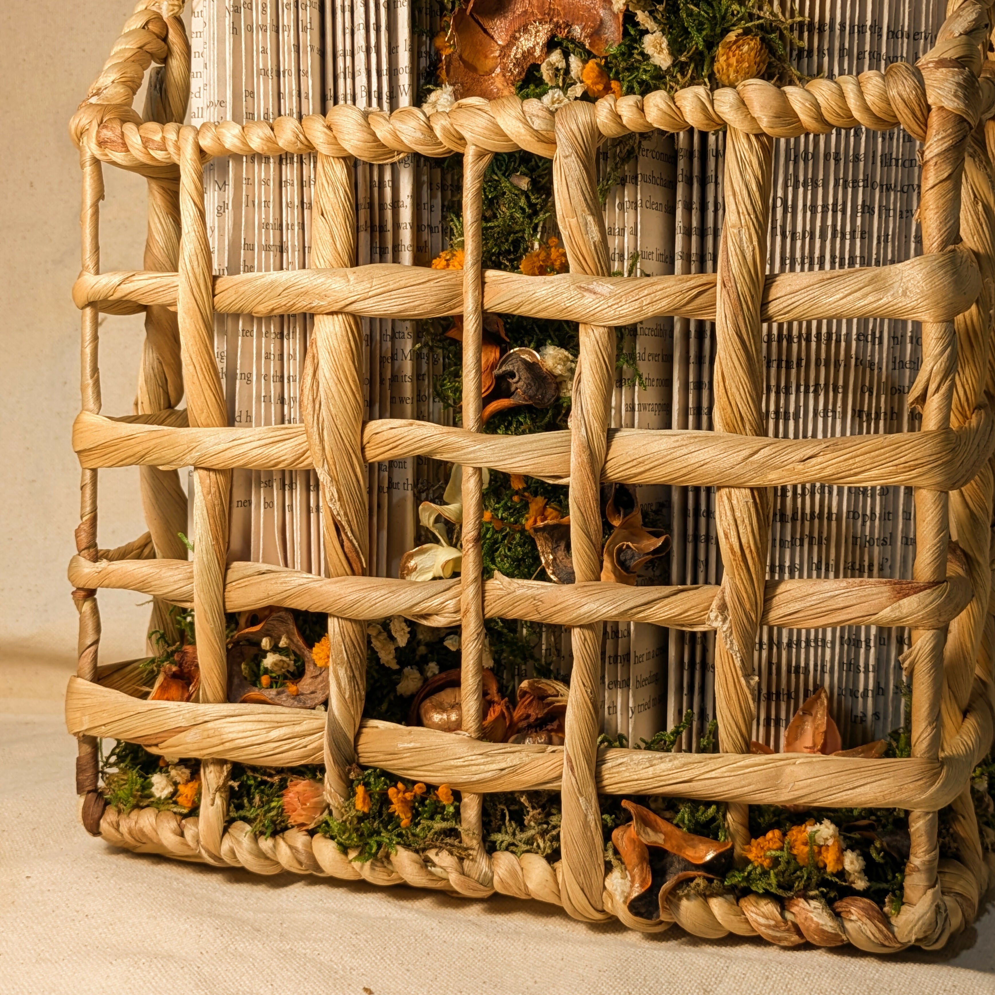 Floral Arrangement in Wall Basket