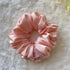 Peach Silk Handmade Scrunchies