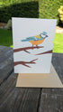 Blue Tit Greetings Card