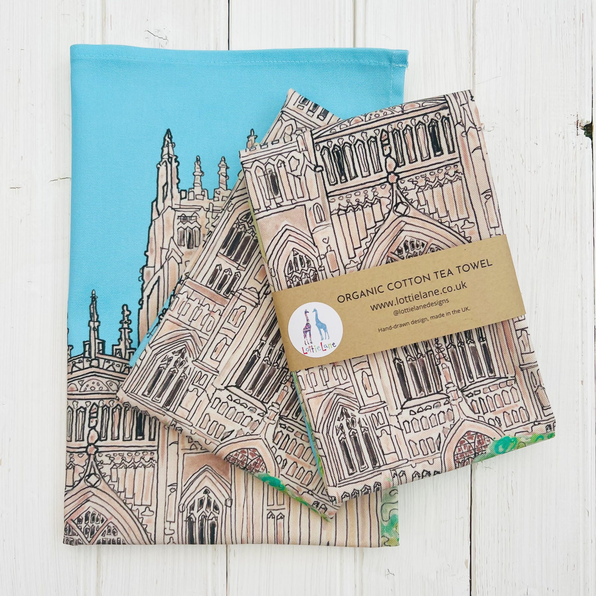Beverley Minster Organic Cotton Tea Towel