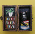 Black Cat in a Box with Bookcase