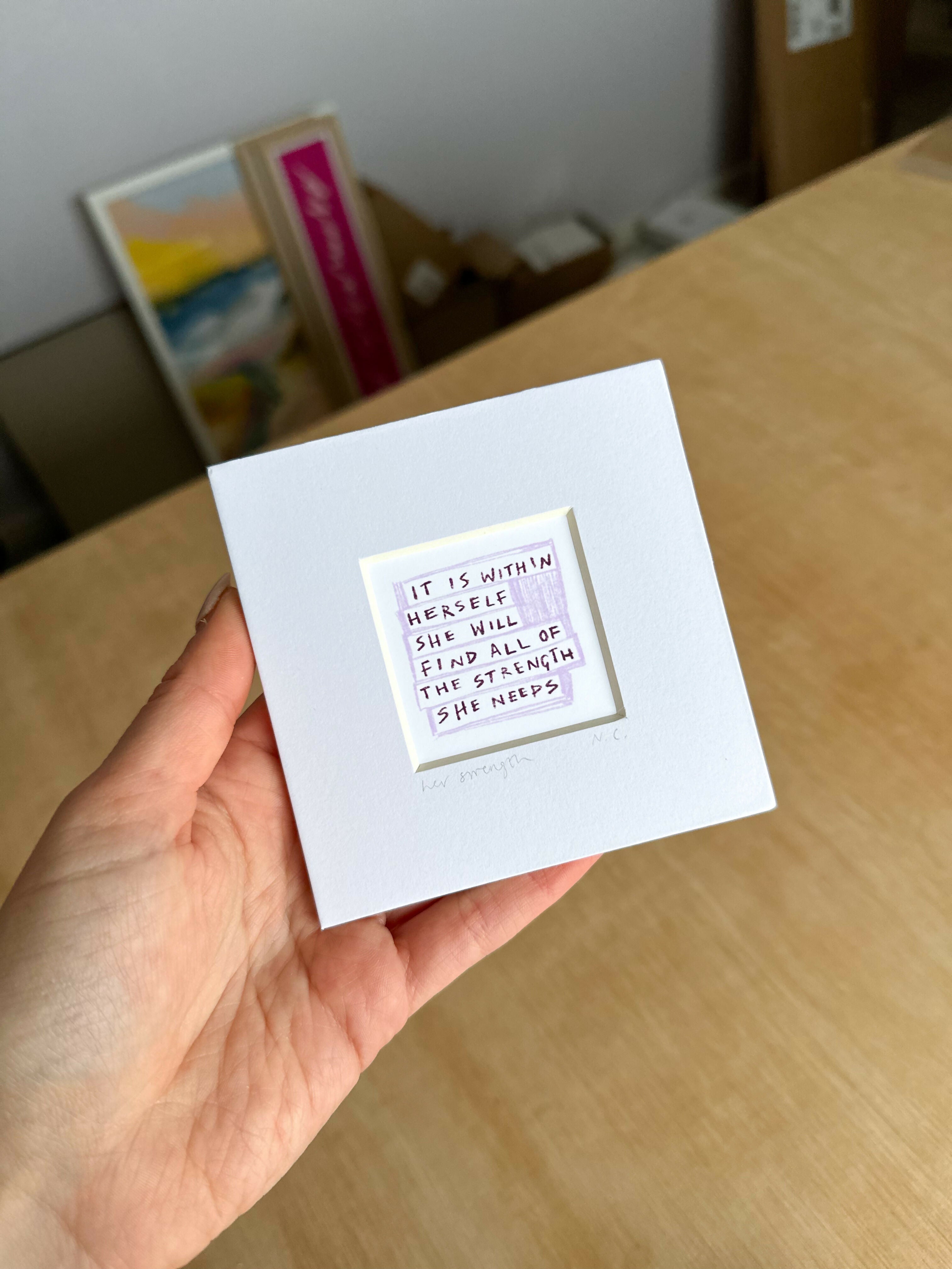 Inner Strength Mini Print