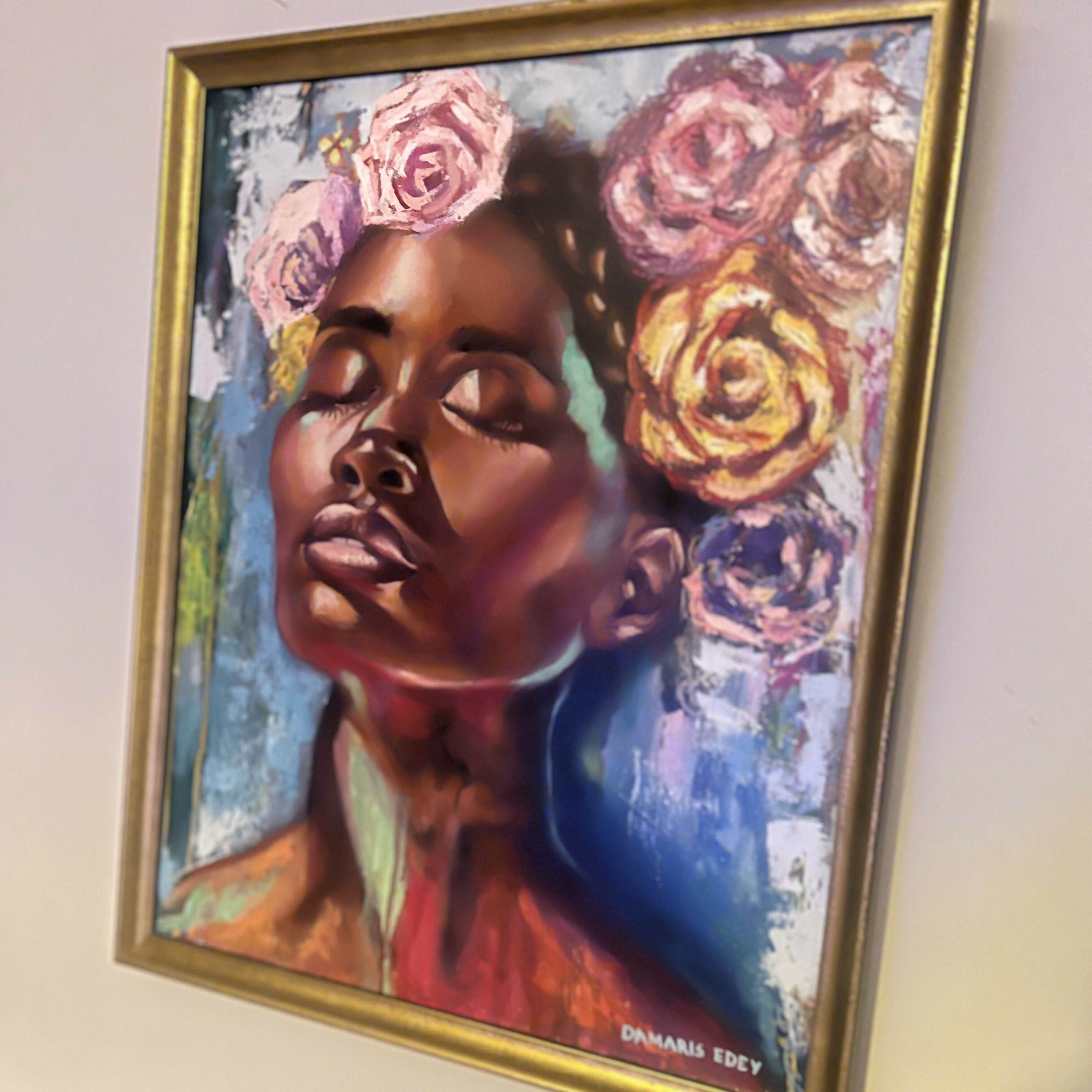 Original Oil Painting Woven beneath the Sun