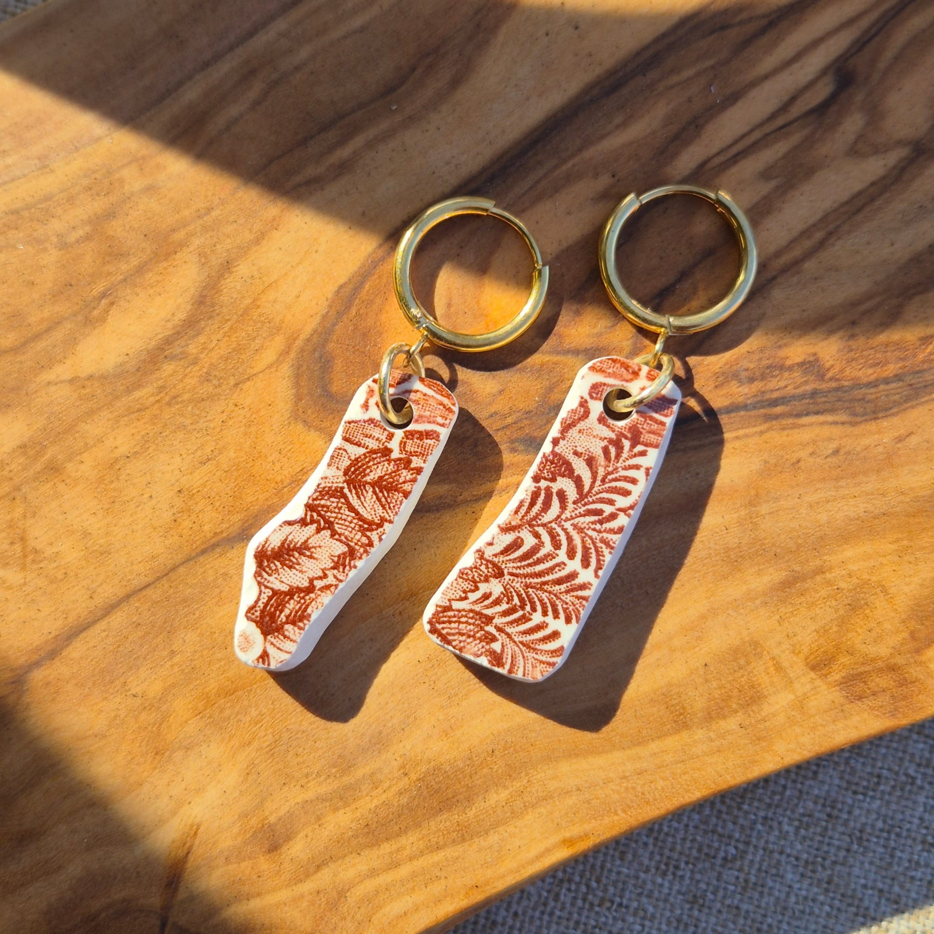 Recycled Ceramic Earrings