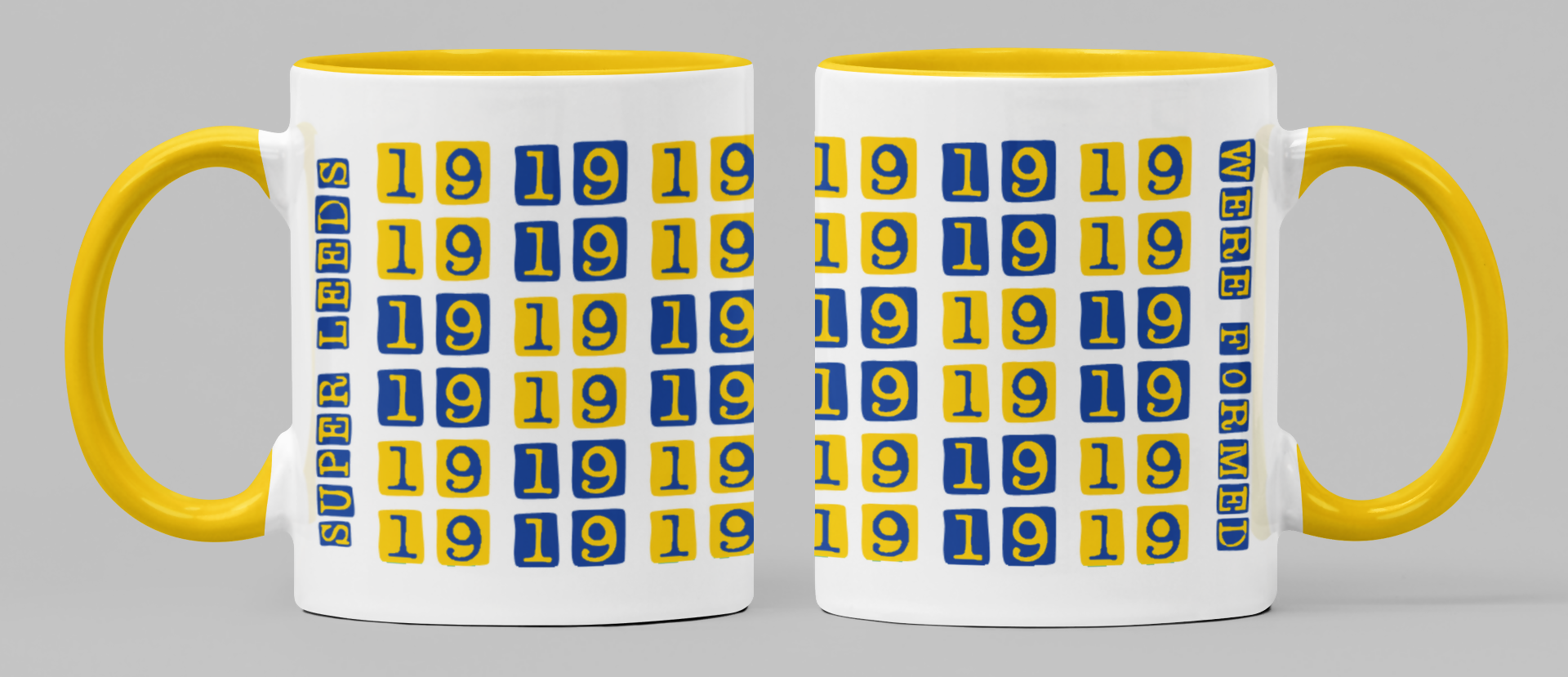 Leeds Utd Mug 1919 WALL Design