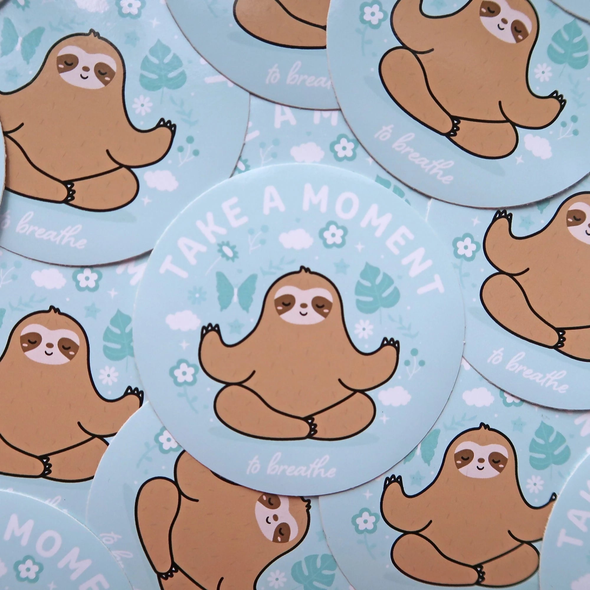 Sloth Die Cut Sticker