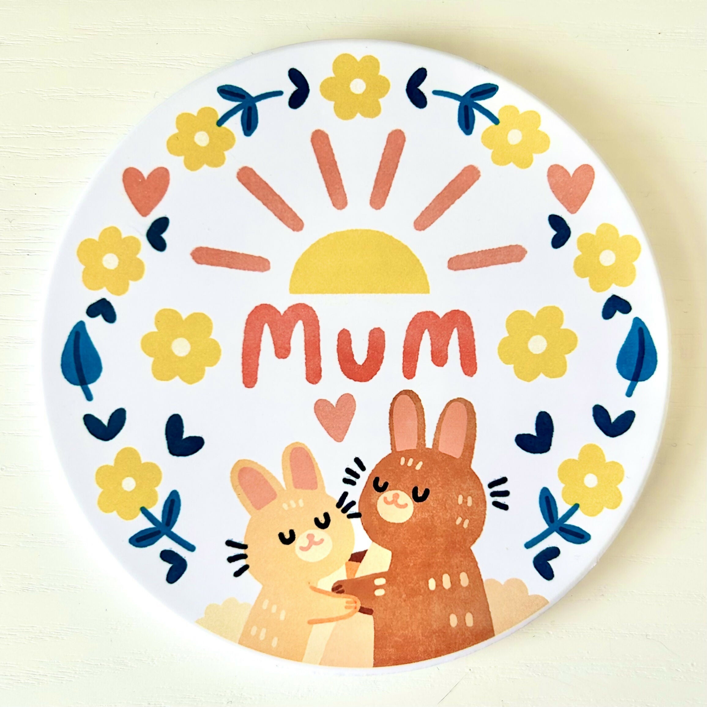 Mum or Grandma Ceramic Coaster