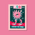 Fun Motivational Illustrated Zodiac Print - Leo