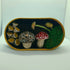 Clay Toadstool Scene in a Metal Tin