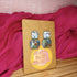Square Floral Polymer Clay Earrings With Glitter Detail