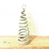 Wooly wire spiral Christmas tree
