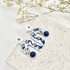 Blue China No. 4 - Handmade Polymer Clay Earrings