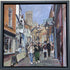 Steep Hill, Lincoln. Original Oil Painting