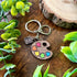 Classic Palette Keyring | Wooden Accessory | Art & Soul