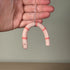Ceramic Worm Bauble, Christmas Ornament.