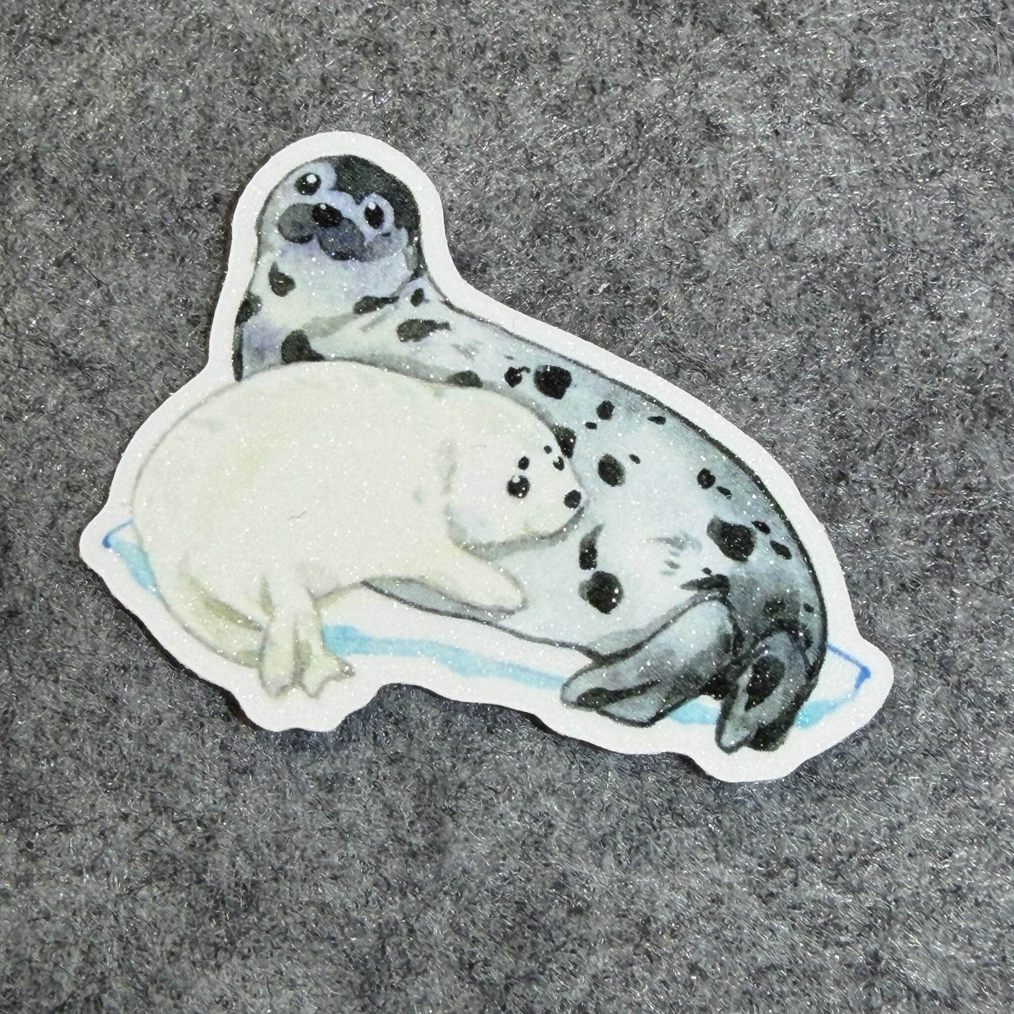 Glitter PVC Wildlife Single Sticker