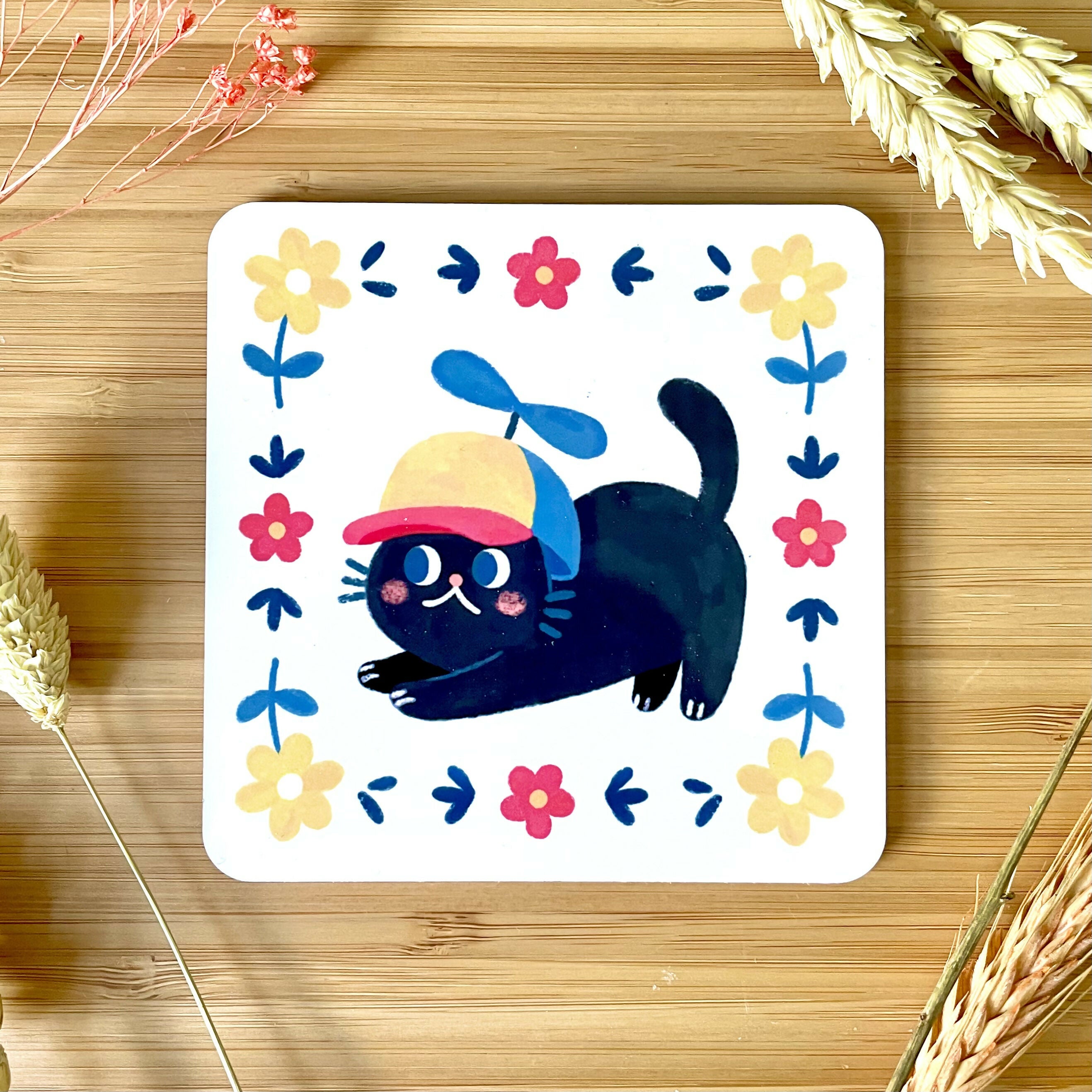Cats In Silly Hats Coasters