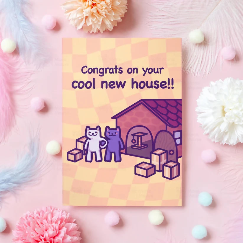 Cool New House - New Home Card