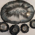 ELEGANT HANDMADE RESIN TRAY SET