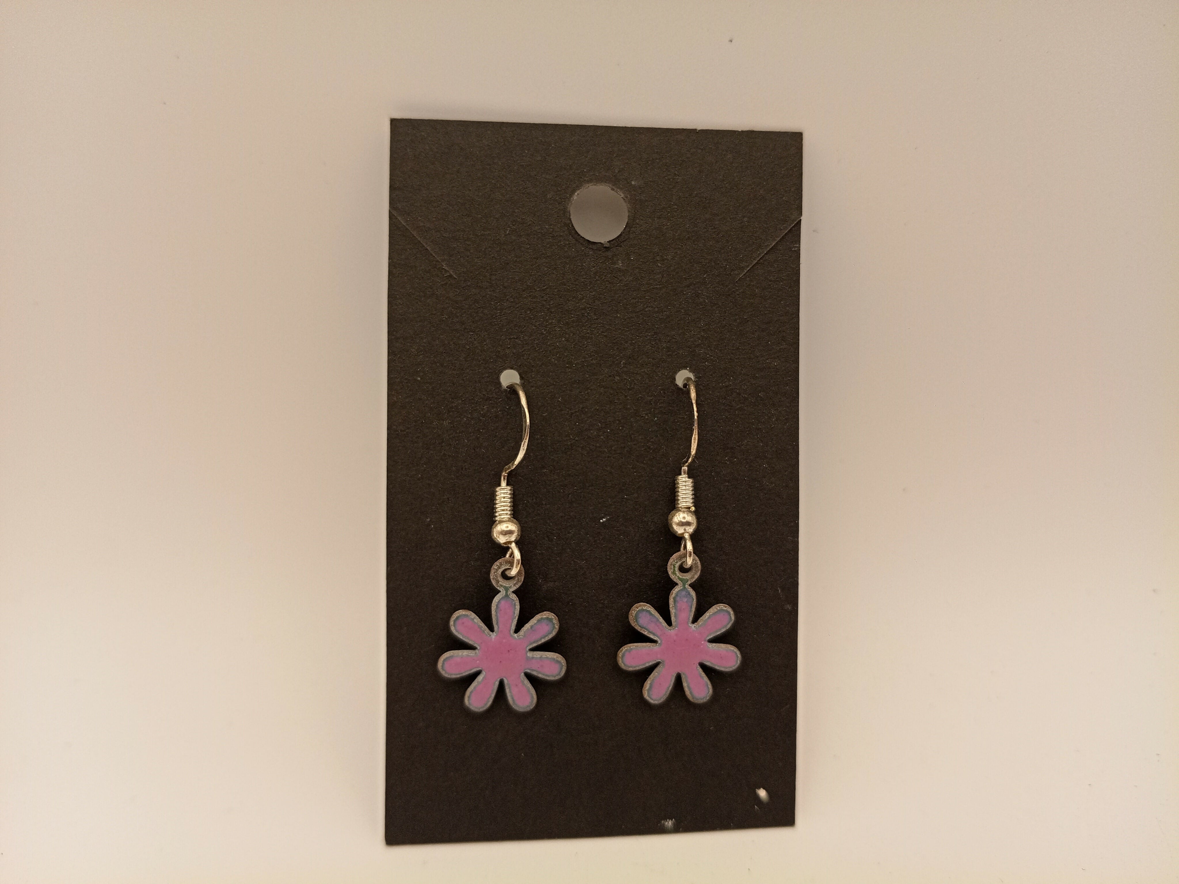 Enamel Flower Earrings