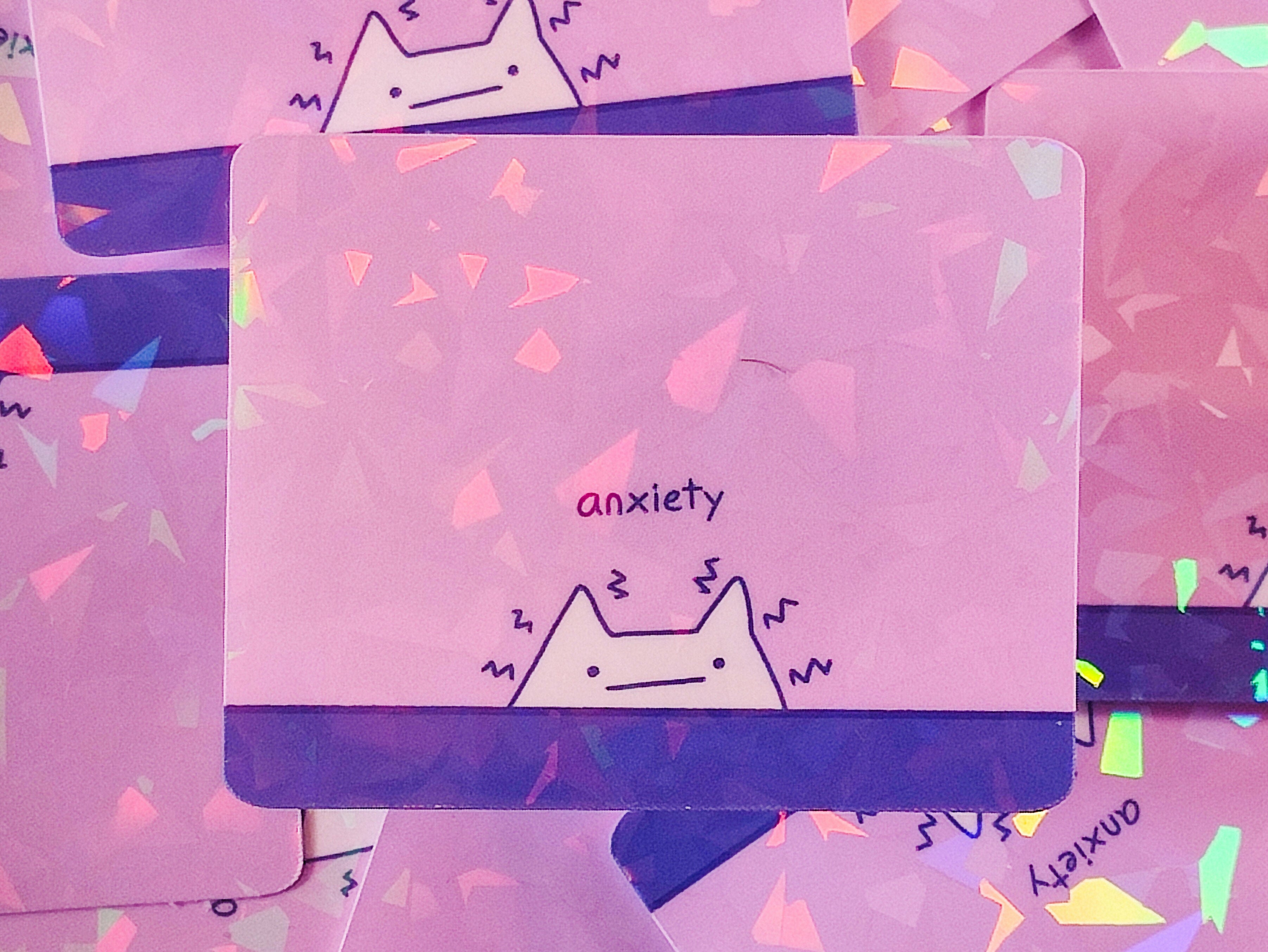 Anxiety Vinyl Sticker