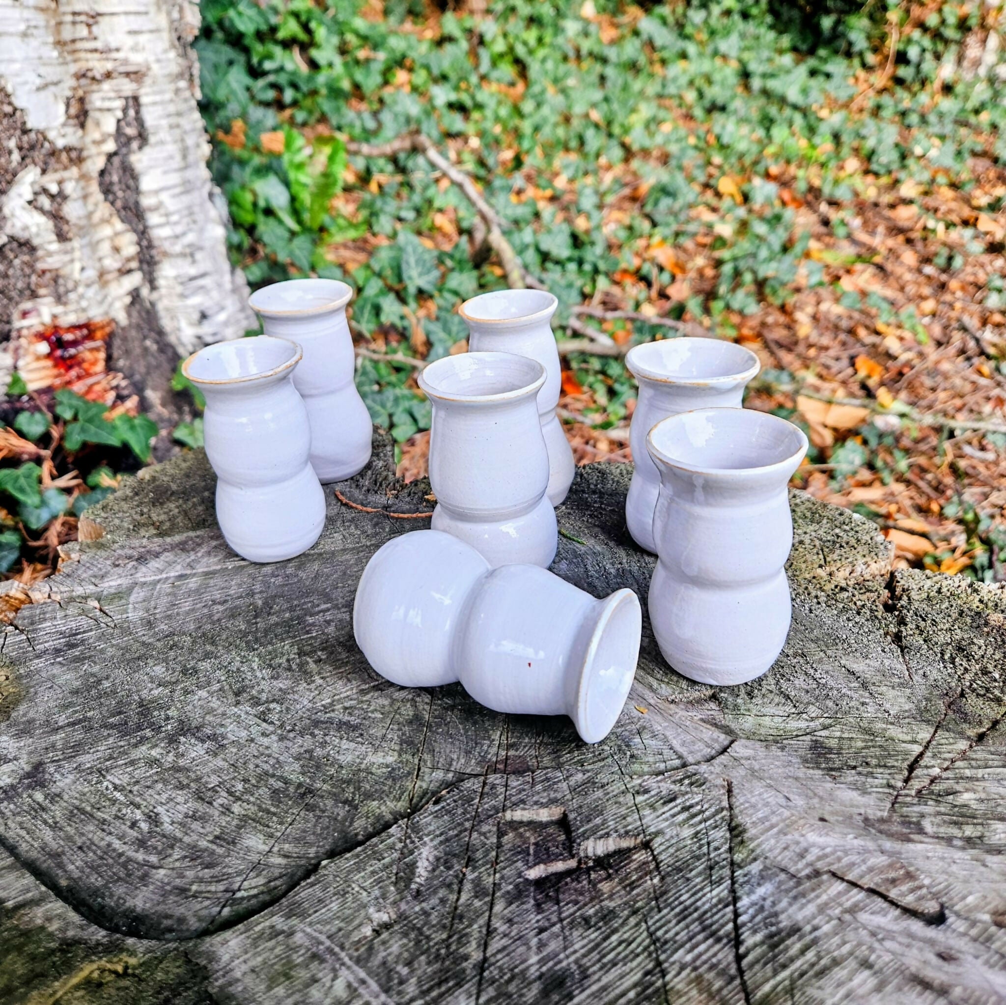 White Miniature Flower Vase