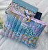 Handmade Quilted Book Sleeves with Ribbon Closure Meadow Prints