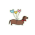 Sausage Dog Vinyl Sticker