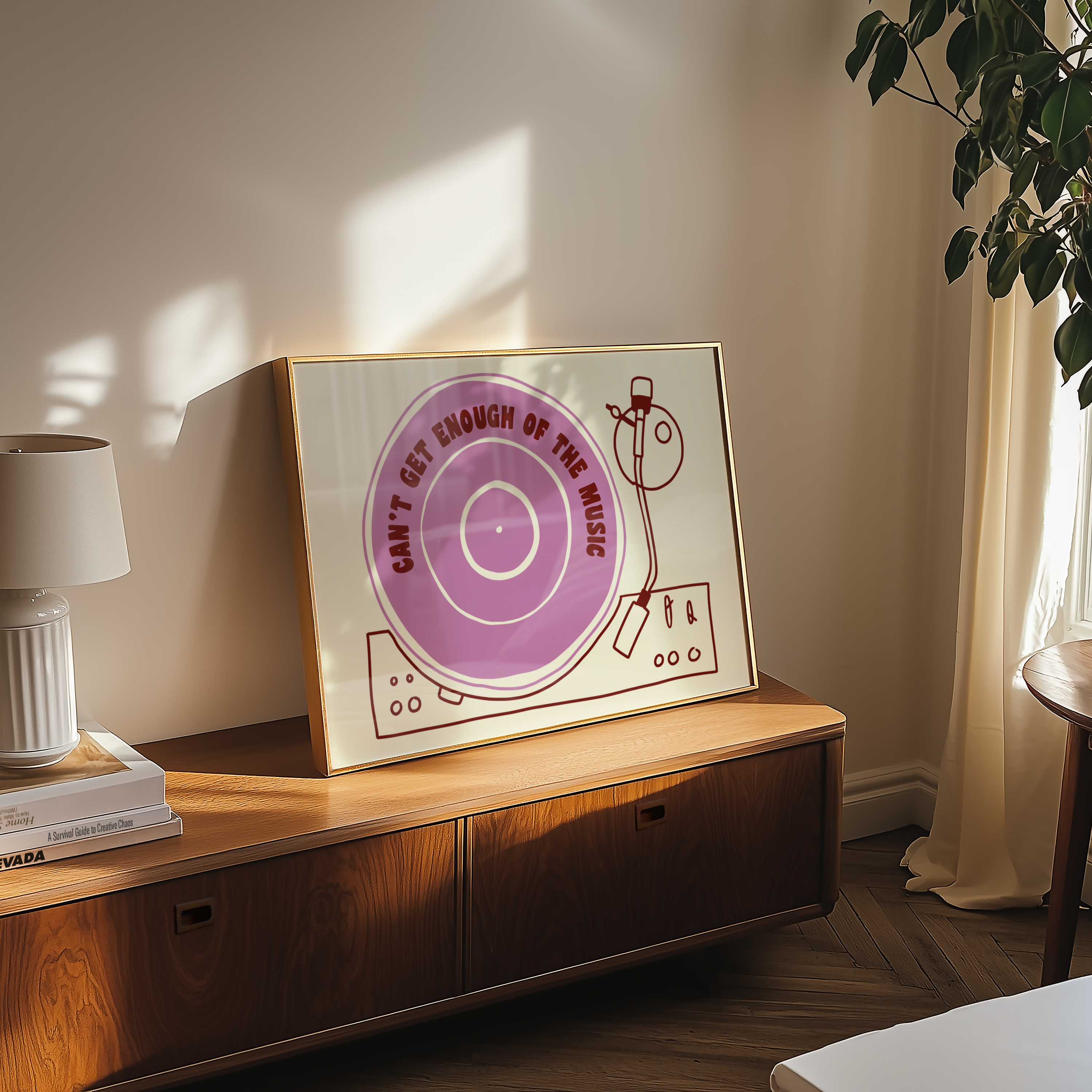 Can't Get Enough Of The Music Print