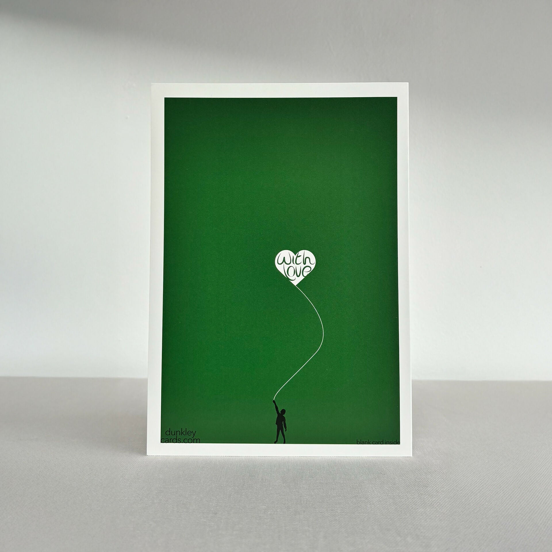 Proud Card – Encouragement or Achievement Greeting. Green Design.