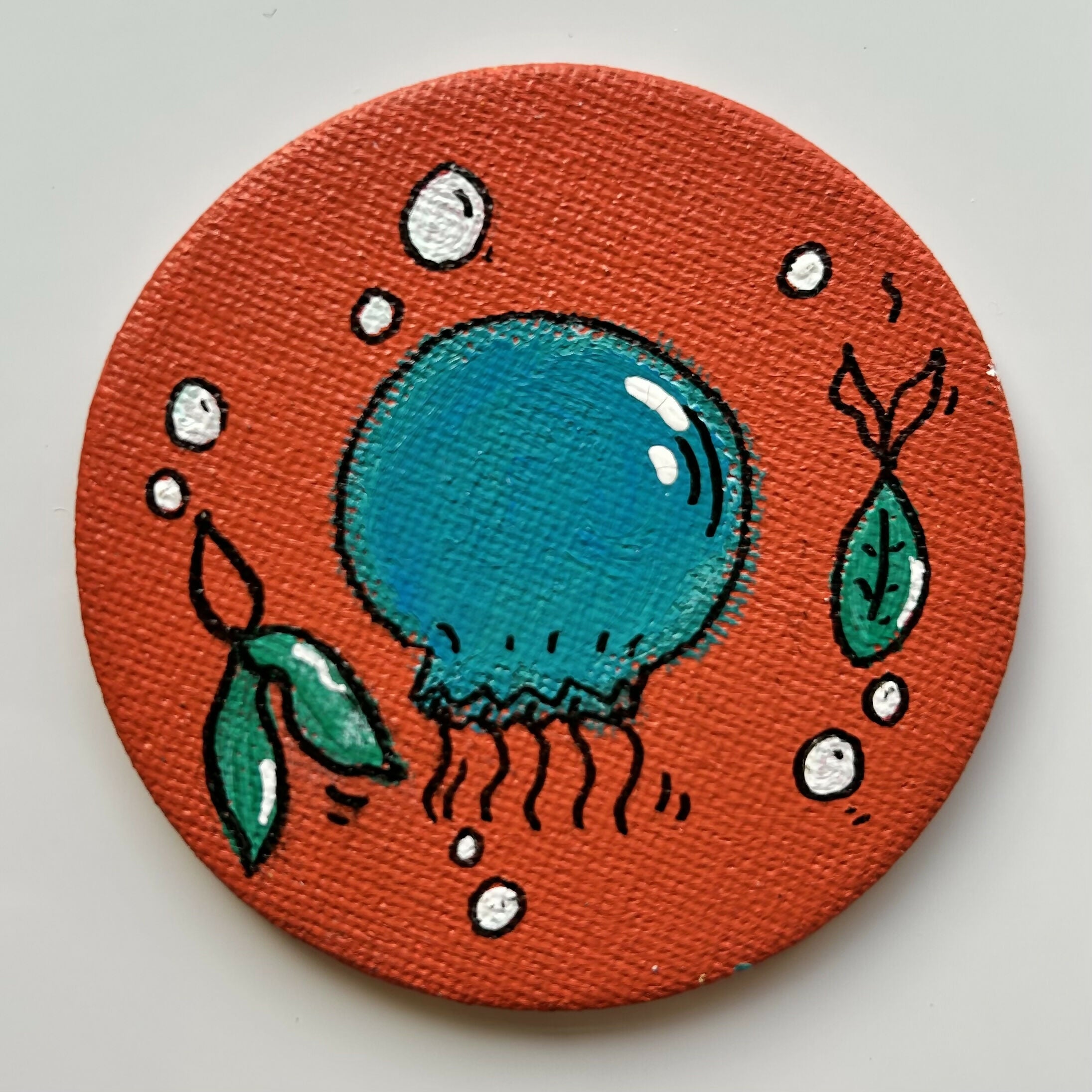 Jelly Berry Magnets Original Artwork