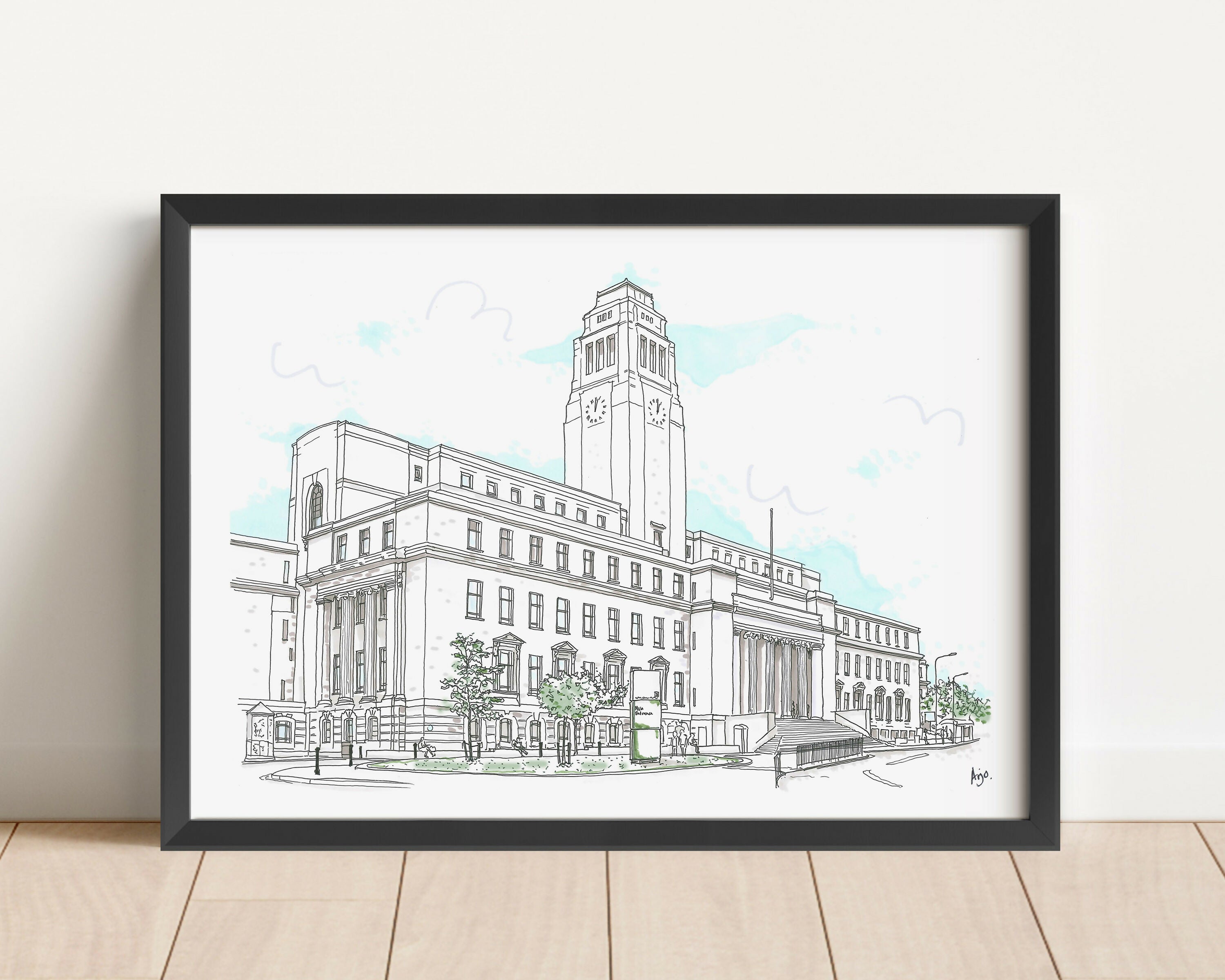PARKINSON BUILDING UNIVERSITY OF LEEDS PRINT