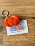 Felted Pumpkin Keyring