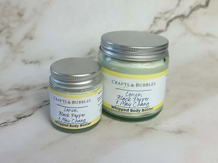 Lemon, Black Pepper & May Chang Body Butter- Large (125g)