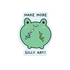 Make More Silly Art Vinyl Sticker