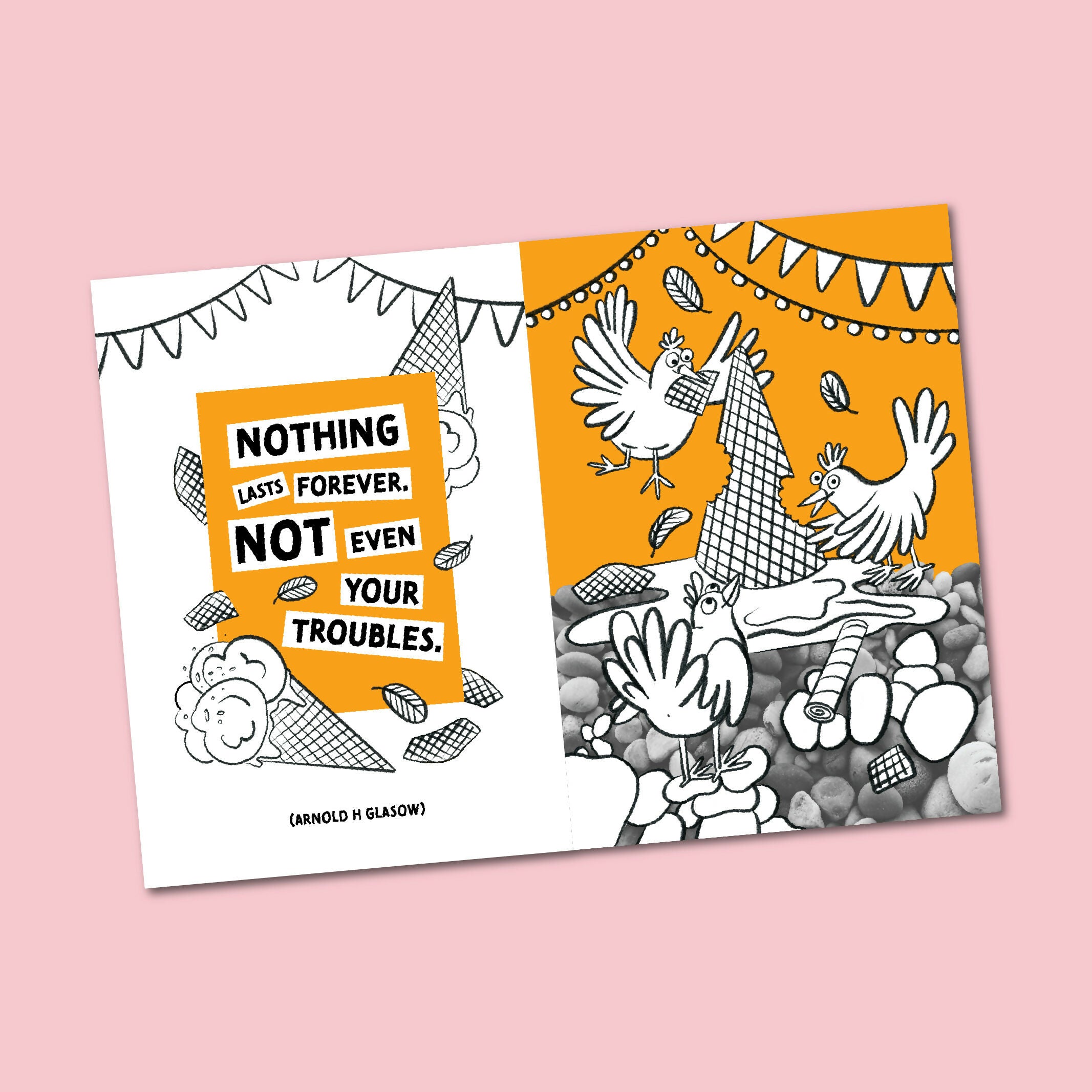 Colouring in Thoughts - Colouring Book for Positive Thinking and Wellbeing